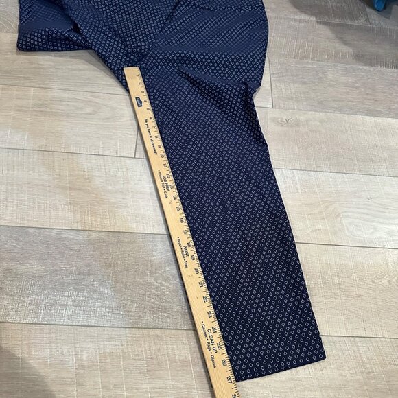 LANE BRYANT WOMENS NAVY BLUE SIZE 18 PANTS NEW SLIM ANKLE MID RISE - Picture 3 of 10